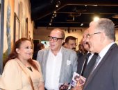 افتتاح المعرض السنوي للفنانين الحاصلين على منح التفرغ.. صور