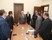 رئيس مجلس الدولة يتفقد محكمة القضاء الإدارى بالرحاب 