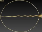 مقتنيات المتحف المصرى.. إكليل من الذهب تزينه حية الكوبرا