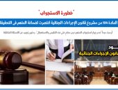 المادة 104 من مشروع قانون الإجراءات تنتصر لضمانات المتهم بالتحقيقات.. برلمانى