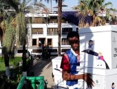 تسليم المساعدات التعليمية للتحالف الوطنى وموانئ دبى  للطلاب بأسوان