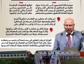 لن يفلت مخطئ من العقاب.. كامل الوزير: إحالة المتسببين بحادث قطارى المنيا للنيابة (إنفوجراف)