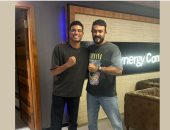 أحمد ماجد فى صورة مع العوضى من تحضيرات مسلسل فهد البطل.. رمضان 2025