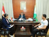 محافظ الجيزة لأعضاء النشاط الصحفى بمدرسة الشهيد محمد محمود: ارتفاع فرص الشباب فى الجمهورية الجديدة