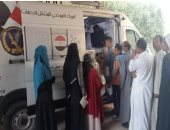 سيارات الأحوال المدنية المتحركة تستخرج 7 آلاف بطاقة رقم قومى للمواطنين