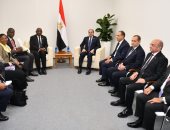 الرئيس السيسى ونظيره الجنوب أفريقى يؤكدان ضرورة إنفاذ المساعدات الإنسانية العاجلة لقطاع غزة ودعم مسار إقامة الدولة الفلسطينية المستقلة.. اتفاق على الاستمرار فى تعزيز أطر التعاون على مختلف الأصعدة