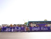 حشود كبيرة من حماة الوطن تشارك باحتفالية نصر أكتوبر باستاد العاصمة الإدارية