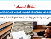 "مكافأة".. الإعفاء من العقاب فى قانون مكافحة المخدرات.. نقلا عن برلماني