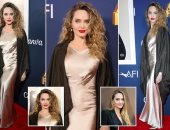 روج أحمر وشعر كيرلي.. أنجلينا جولي تبهر الجمهور بلوك جديد في أحدث ظهور 