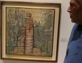 إبراهيم عبد المجيد يزور معرضى الفن التشكيلى لـ أحمد شيحا ومحمد عبلة