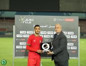 غنام محمد رجل مباراة مودرن سبورت وإنبى بدورى NILE