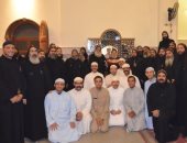 الكنيسة تهدى جزء من رفات القديس حبيب جرجس لدير "الأنبا بيشوى"