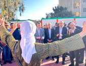 وزير التعليم يبدأ جولته فى شمال سيناء بتفقد مدرسة الشهيد غانم شبانة.. صور