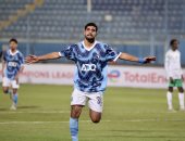 إبراهيم عادل يسجل ثالث أهداف بيراميدز فى شباك ساجرادا الأنجولى