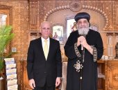 البابا تواضروس الثانى يستقبل سفير العراق فى مصر