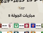 موعد انطلاق مباريات الجولة الـ5 بالدوري المصري.. إنفوجراف