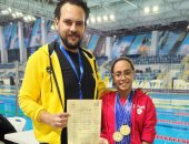 بطلة العالم للسباحة بيد واحدة.. "وردشان" بطلة ذوى الهمم: "مفيش مستحيل مع إرادة"