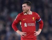 روبرتسون يرفض الحديث عن مستقبله مع ليفربول..ويؤكد: مباراة جالاتا سراي مصيرية