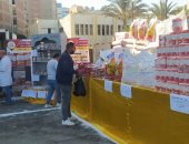 وزارة التموين تنظم سوق اليوم الواحد بمدينة طنطا.. صور