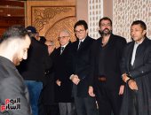 وزير الثقافة يستقبل المعزيين فى عزاء نبيل الحلفاوى.. صور