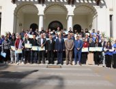 محافظ الجيزة يكرم 36 لاعبًا من أبطال المشروع القومى للموهبة والبطل الأوليمبى