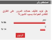 86% من القراء يؤيدون تكثيف حملات المرور على الطرق لتفادى الحوادث بسبب الشبورة