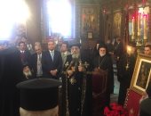 وصول البابا تواضروس احتفال كنيسة الروم الأرثوذكس بعيد الميلاد للتهنئة