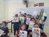 ورشة فنية متنوعة احتفالا بالعام الجديد مع أبناء "تحيا مصر" بالخيالة