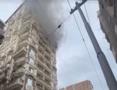 السيطرة على حريق شقة سكنية فى منطقة محرم بك بالإسكندرية.. صور