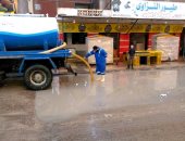 محافظ مطروح يتابع أعمال إزالة مياه الأمطار وفرق الطوارئ تنتشر فى مناطق تراكمها