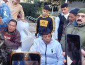 مصطفى كامل وحلمي عبد الباقي وعبد الباسط حمودة أول حضور جنازة أحمد عدوية