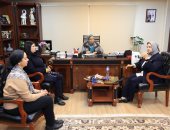 المستشارة أمل عمار تستقبل مديرة حاضنة رواق القاهرة بجامعة الأزهر