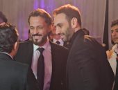 يوسف الشريف ومنى الشاذلى فى زفاف مي فاروق ومحمد العمروسي (صور)