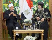 شيخ الأزهر للبابا تواضروس: القرآن أثنى عليكم وأوصانا بالمحبة وخاصة أقباط مصر