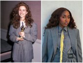 أيو إيديبيري تستوحى إطلالتها من جوليا روبرتس في حفل جولدن جلوب