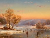 عرض لوحة للفنان جاسبر فرانسيس كروسبى للبيع بـ300 ألف دولار بمزاد نيويورك