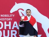الفارس المصري مصطفى سعيد يحصد برونزية بطولة قطر الدولية للفروسية