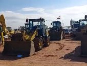 محافظ الجيزة يشهد اصطفاف سيارات ومعدات حالات الطوارئ.. فيديو