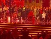 تامر حسنى يقدم عرضا عالميا على مسرح جوى أوورد وكريستينا أجليرا تتألق