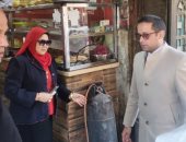 تحرير 44 محضر ومصادرة 59 أسطوانة غاز منزلية لاستخدامها فى الكافيهات بسوهاج