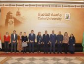 رئيس جامعة القاهرة يستقبل وفد جامعة ستراسبورغ الفرنسية لبحث التعاون العلمى