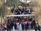 الكنيسة تقيم صلوات لقان عيد الغطاس فى نهر الأردن