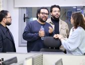 صناع فيلم البحث عن منفذ لخروج السيد رامبو فى اليوم السابع.. صور