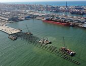 وزارة النقل تنشئ أول محطة لوجستية لتداول وتخزين الغلال بميناء الدخيلة.. فيديو