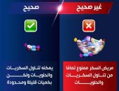 وزارة الصحة: عدم تناول مريض السكر للسكريات غير صحيح