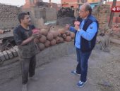 صانع فخار بقرية جريس لـ"الحياة اليوم": ورثت الحرفة عن أبي