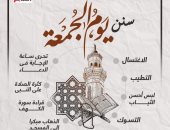 سنن الجمعة.. الاغتسال والتطيب وقراءة سورة الكهف ولبس أحسن الثياب