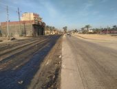 محافظ الجيزة: بدء رصف طريق مصر أسيوط الزراعى بين قريتى المرازيق وأبو رجوان