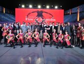 وزير الثقافة ومحافظ جنوب سيناء يشهدان عرض "نيران الأناضول" بشرم الشيخ