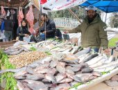 إقبال كبير على شراء الأسماك فى سوق اليوم الواحد بالإسماعيلية.. فيديو
